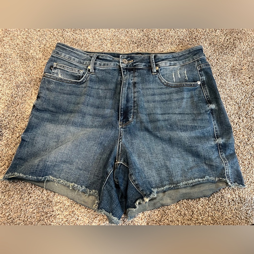 Judy Blue Tummy Control Denim Blue Women's Shorts